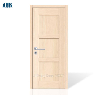 Porte shaker interne robuste en bois de pin à 2 panneaux (JHK-SK08)