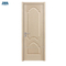 Peau de porte en placage moulé HDF laminée par frêne/teck/Sapeli/chêne/papier mélamine/MDF plaqué/panneau de porte en placage/peau de porte en mélamine