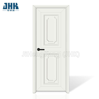 Porte en bois massif de panneau intérieur d'ABS de PVC WPC sculpté blanc