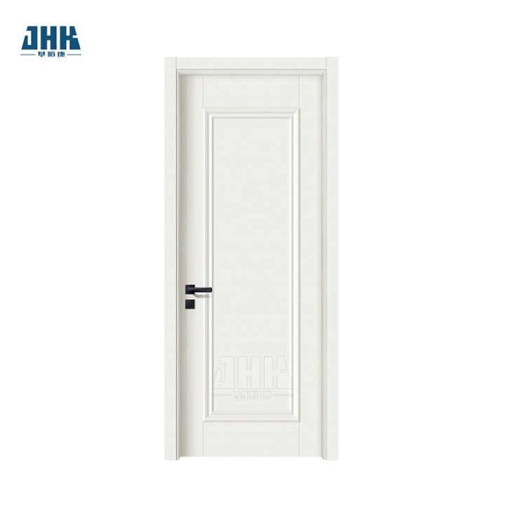 Porte en bois d'apprêt blanc, porte en bois MDF moderne