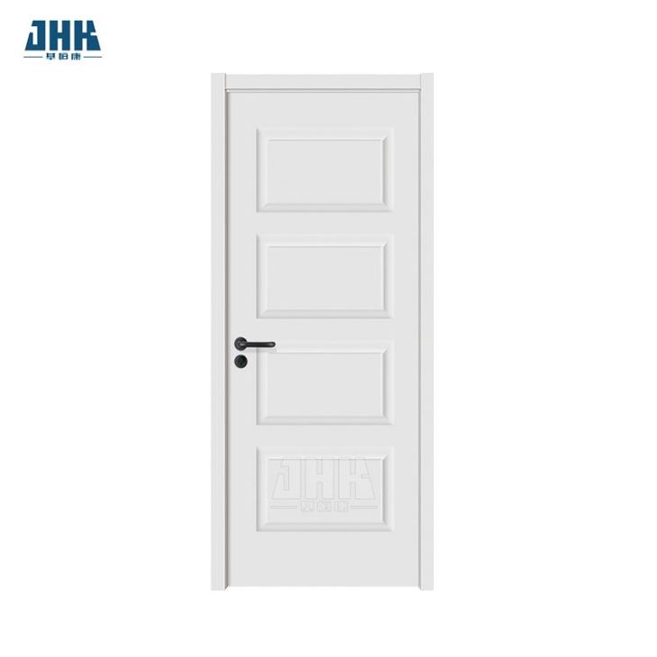 Porte intérieure insonorisée en bois massif, Design Simple et moderne, apprêt blanc, pour hôtel, chambre à coucher, Shaker intérieur