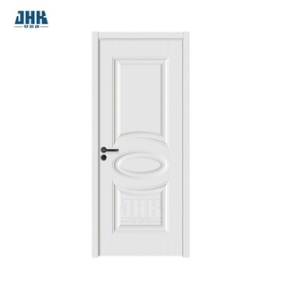 Porte d'apprêt blanc pour bâtiment intérieur en bois importé