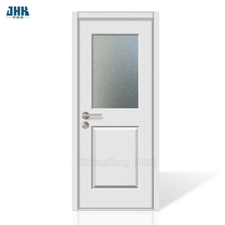 Porte pliante vitrée apprêtée blanche pour vestiaire/vestiaire/vestiaire