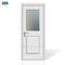 Porte pliante vitrée apprêtée blanche pour vestiaire/vestiaire/vestiaire