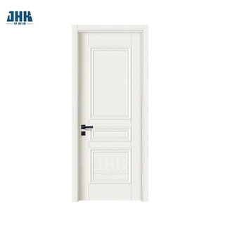 Porte intérieure moderne à 4 panneaux moulés par apprêt blanc, porte intérieure à noyau creux HDF pour appartement