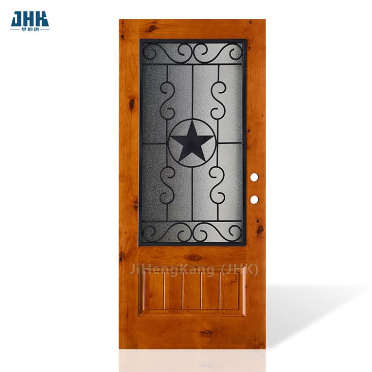 Hot Sale Assemblly panneau solide en bois porte intérieure en PVC