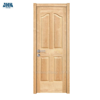 Porte en bois affleurante en chêne d'ingénierie rainurée de style classique avec effet panneau