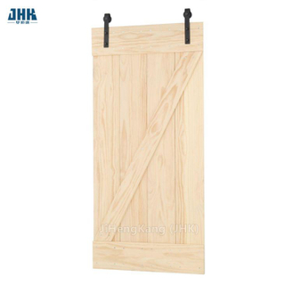 Porte shaker en bois massif inachevé de qualité supérieure, portes de grange en aulne noueux 30x84