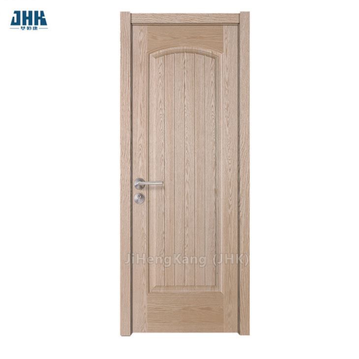 Peau de porte moulée HDF en placage de frêne/teck/Sapeli/chêne pour meubles de maison