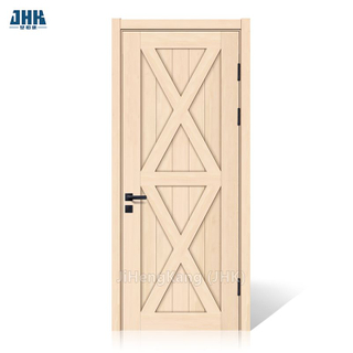 Porte shaker blanche intérieure en bois massif (JHK-SK01)