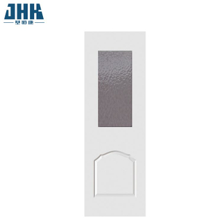 Porte en verre et bois massif Moderm White Prime (JHK-G05)