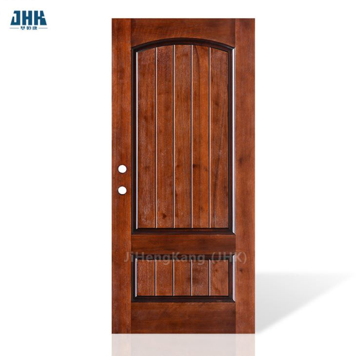 Porte en bois massif Porte extérieure Portes intérieures en bois MDF