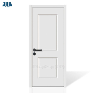 Panneau de porte en bois moulé Pvcwpc, nouveau design intérieur blanc (JHK-W007)