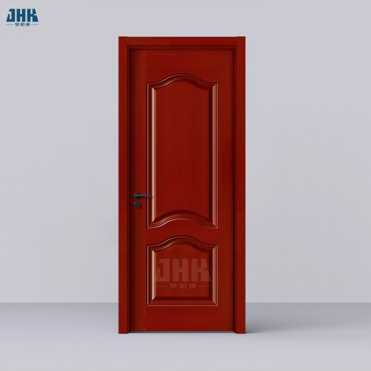 Brown Panel Design Mélamine Peau de porte de porte moulée pour l'usine de Foshan (SM-JY-013)