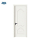 Peau de porte d'apprêt blanche à panneau surélevé populaire et lisse (JHK-F01)