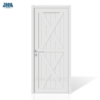 Porte en placage de bois Shaker Porte en bois massif - Nouveau design Chine Swing Peint intérieur maison Porte en bois massif avec cadre Porte en bois massif