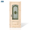 Porte de grange coulissante en bois de salle de bains, meilleure vente, porte intérieure en bois