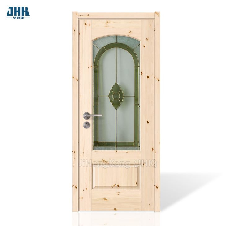 Porte de grange coulissante en bois de salle de bains, meilleure vente, porte intérieure en bois