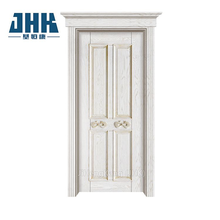 Porte shaker en bois pré-accrochée en aulne noueux (JHK-SK03-2)