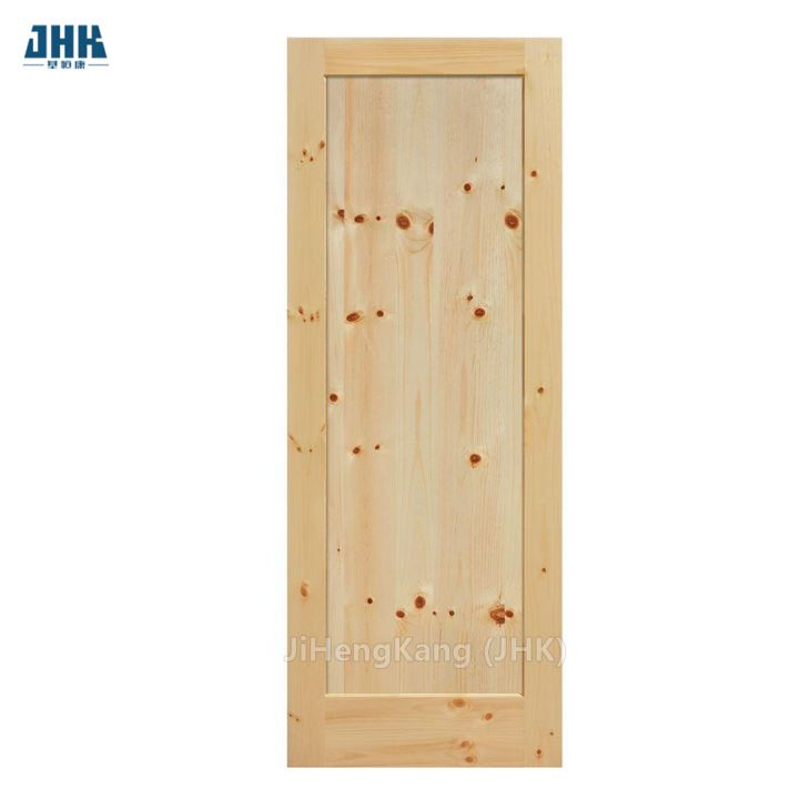 Porte affleurante de style américain, intérieur en bois pour salon, porte de grange coulissante en pin noueux, mélèze et aulne