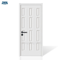 Portes d'armoire intérieures à quatre panneaux en stratifié blanc